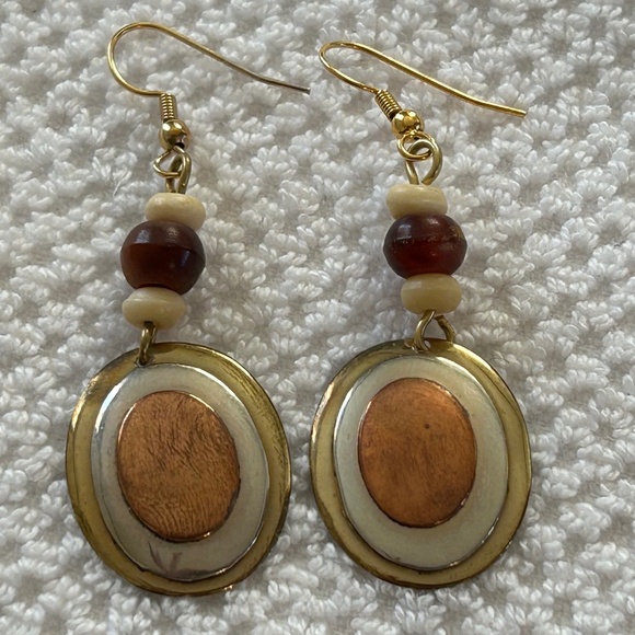 Chico's Tricolor Dangle Earrings - Picture 1 of 6